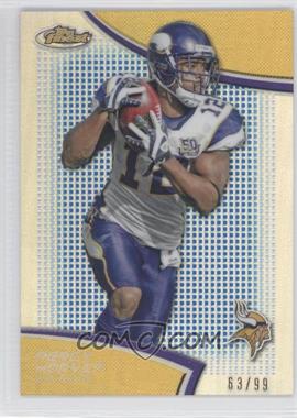 2011 Topps Finest - [Base] - Blue Refractor #98 - Percy Harvin /99