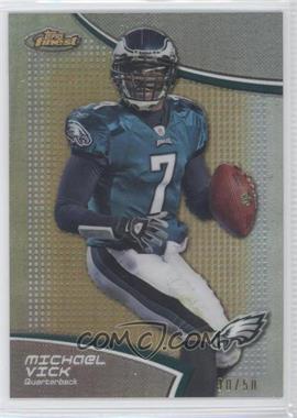 2011 Topps Finest - [Base] - Gold Refractor #1 - Michael Vick /50