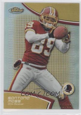 2011 Topps Finest - [Base] - Gold Refractor #9 - Santana Moss /50