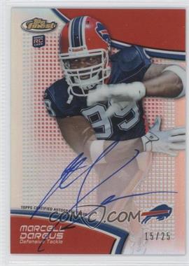 2011 Topps Finest - [Base] - Red Refractor Rookie Autograph #63 - Marcell Dareus /25