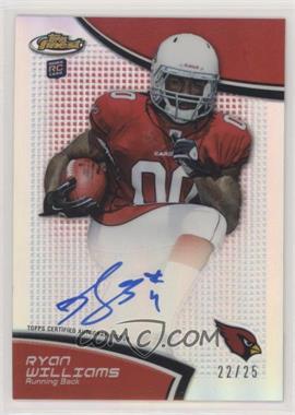 2011 Topps Finest - [Base] - Red Refractor Rookie Autograph #93 - Ryan Williams /25