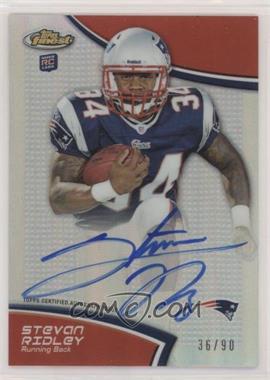 2011 Topps Finest - [Base] - Refractor Rookie Autograph #95 - Stevan Ridley /90