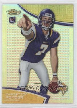 2011 Topps Finest - [Base] - Refractor #47 - Christian Ponder