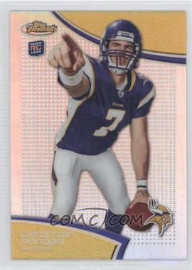 2011 Topps Finest - [Base] - Refractor #47 - Christian Ponder