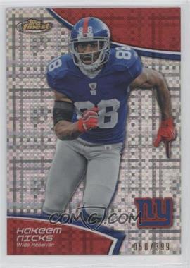 2011 Topps Finest - [Base] - X-Fractor #107 - Hakeem Nicks /399