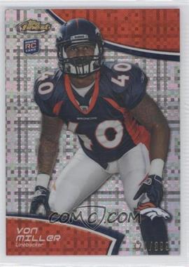 2011 Topps Finest - [Base] - X-Fractor #28 - Von Miller /399