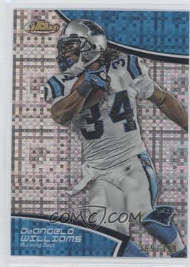 2011 Topps Finest - [Base] - X-Fractor #74 - DeAngelo Williams /399