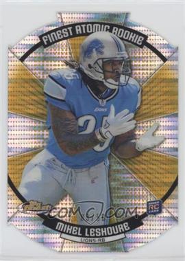 2011 Topps Finest - Finest Atomic Rookie Die-Cut - Gold Refractor #FAR-ML - Mikel Leshoure /50