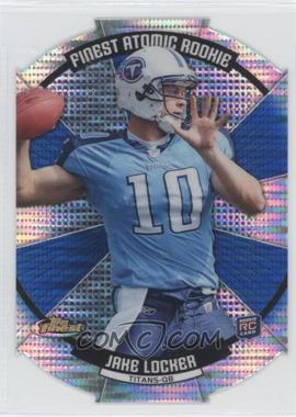 2011 Topps Finest - Finest Atomic Rookie Die-Cut #FAR-JL - Jake Locker