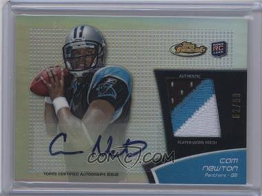 2011 Topps Finest - Rookie Autograph Patch - Refractor #RAP-CN - Cam Newton /99