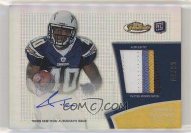 2011 Topps Finest - Rookie Autograph Patch - Refractor #RAP-JT - Jordan Todman /99