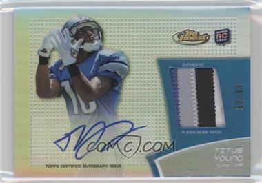 2011 Topps Finest - Rookie Autograph Patch - Refractor #RAP-TY - Titus Young /99