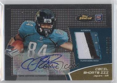 2011 Topps Finest - Rookie Autograph Patch #RAP-CS - Cecil Shorts /599