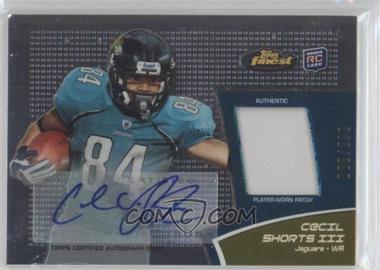 2011 Topps Finest - Rookie Autograph Patch #RAP-CS - Cecil Shorts /599 [Noted]