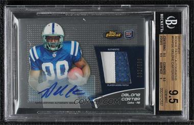 2011 Topps Finest - Rookie Autograph Patch #RAP-DC - Delone Carter /599 [BGS 9.5 GEM MINT]