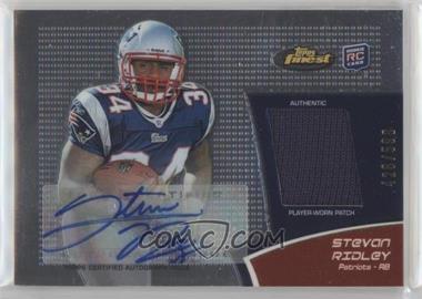 2011 Topps Finest - Rookie Autograph Patch #RAP-SR - Stevan Ridley /599