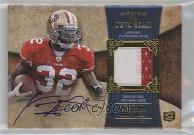 2011 Topps Five Star - [Base] - Gold #157 - Rookie Patch Autograph - Kendall Hunter /55