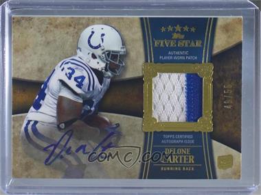 2011 Topps Five Star - [Base] - Gold #162 - Rookie Patch Autograph - Delone Carter /55