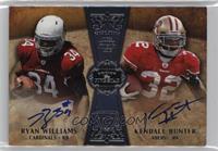 Ryan Williams, Kendall Hunter #/20