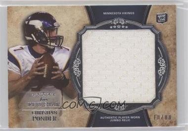 2011 Topps Five Star - Jumbo Jersey Relics #FSJJR-CP - Christian Ponder /88