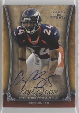 2011 Topps Five Star - Signatures #FSS-CB - Champ Bailey /70 [EX to NM]