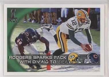 2011 Topps Green Bay Packers Super Bowl XLV Champions - [Base] #SBXLV-23 - Aaron Rodgers