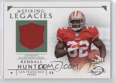 2011 Topps Gridiron Legends - Aspiring Legacies Relics - Green #ALR-KH - Kendall Hunter /150