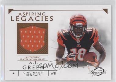 2011 Topps Gridiron Legends - Aspiring Legacies Relics #ALR-AJG - A.J. Green