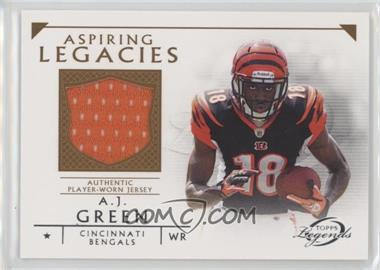 2011 Topps Gridiron Legends - Aspiring Legacies Relics #ALR-AJG - A.J. Green