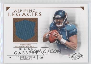 2011 Topps Gridiron Legends - Aspiring Legacies Relics #ALR-BG - Blaine Gabbert