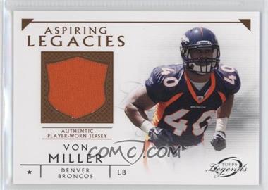 2011 Topps Gridiron Legends - Aspiring Legacies Relics #ALR-VM - Von Miller