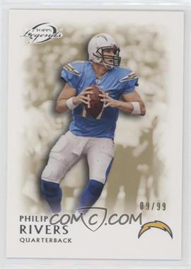 2011 Topps Gridiron Legends - [Base] - Gold #138 - Philip Rivers /99