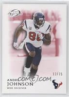 Andre Johnson #/75