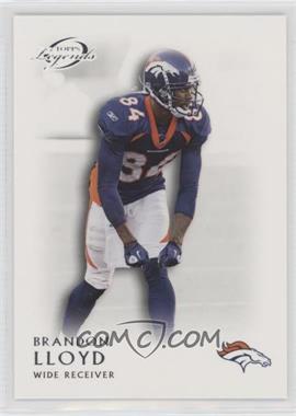 2011 Topps Gridiron Legends - [Base] #151 - Brandon Lloyd