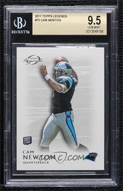 2011 Topps Gridiron Legends - [Base] #75 - Cam Newton [BGS 9.5 GEM MINT]