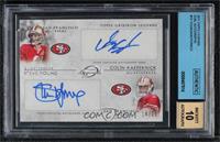 Steve Young, Colin Kaepernick [BGS Authentic] #/25
