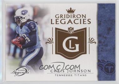 2011 Topps Gridiron Legends - Gridiron Legacies #GL-CJ - Chris Johnson