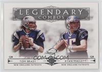 Tom Brady, Ryan Mallett [EX to NM]