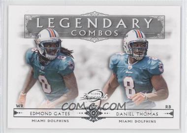 2011 Topps Gridiron Legends - Legendary Combos #LC-GT - Edmond Gates, Daniel Thomas