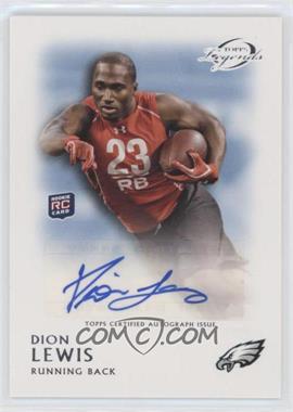 2011 Topps Gridiron Legends - Rookie Autographs - Blue #RA-DLE - Dion Lewis