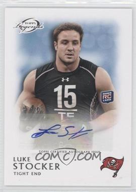 2011 Topps Gridiron Legends - Rookie Autographs - Blue #RA-LS - Luke Stocker