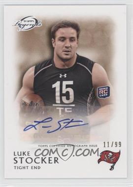 2011 Topps Gridiron Legends - Rookie Autographs - Bronze #RA-LS - Luke Stocker /99