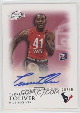 2011 Topps Gridiron Legends - Rookie Autographs - Red #RA-TT - Terrence Toliver /50