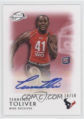 2011 Topps Gridiron Legends - Rookie Autographs - Red #RA-TT - Terrence Toliver /50