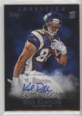 2011 Topps Inception - [Base] - Blue #109 - Kyle Rudolph /150