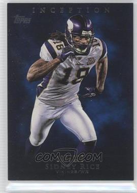 2011 Topps Inception - [Base] - Blue #14 - Sidney Rice /209