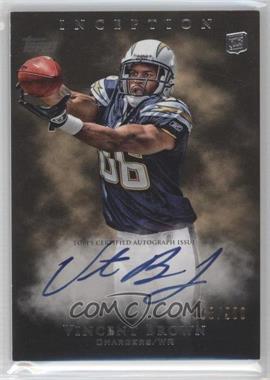 2011 Topps Inception - [Base] #129 - Vincent Brown /900