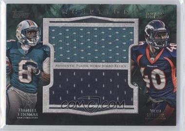 2011 Topps Inception - Dual Rookie Jumbo Relics #DJR-TM - Daniel Thomas, Von Miller /15