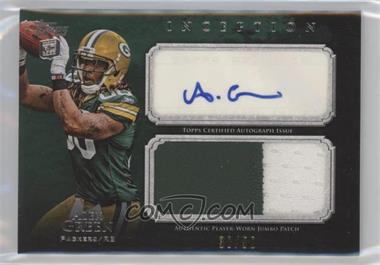 2011 Topps Inception - Rookie Autographed Jumbo Patch - Green #AJP-AGR - Alex Green /50