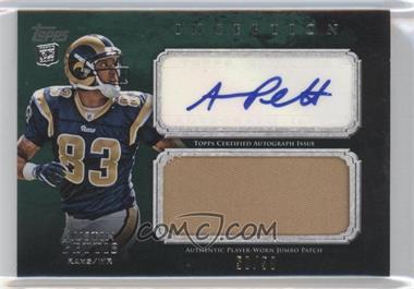 2011 Topps Inception - Rookie Autographed Jumbo Patch - Green #AJP-AP - Austin Pettis /50
